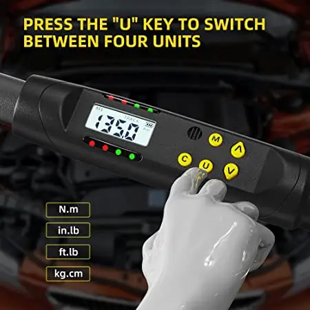 135N.m Adjustable Digital Torque Wrench