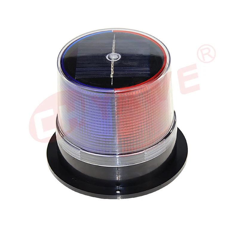 Solar Led Beacon LED traffic warning light LTD-6109 Strobe Beacon Flashing Solar Warning Light