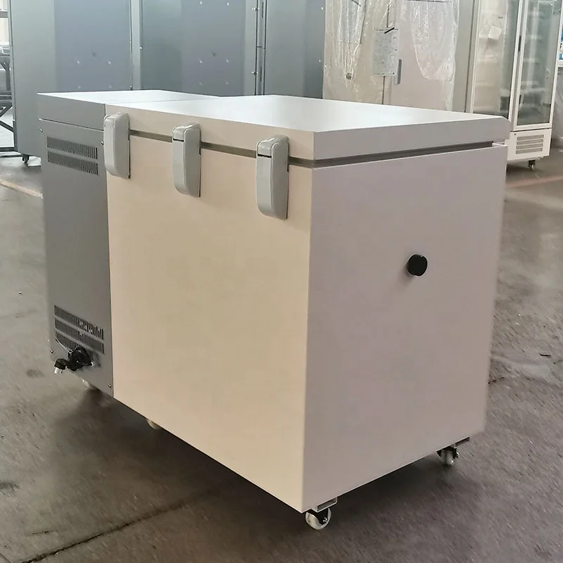 118L -80 Degree High Quality Lab Ultra Low Temperature Horizontal Deep Freezer