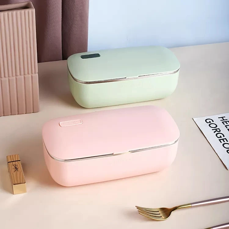 Classic Stainless Steel Home Office Lunchbox Bento Box With Heater