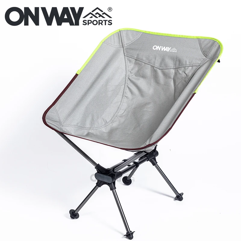 Onwaysports Strong Outdoor Camping Moon Chair Middle 7075 Aluminum Frame 900D Pu Polyester Fabric