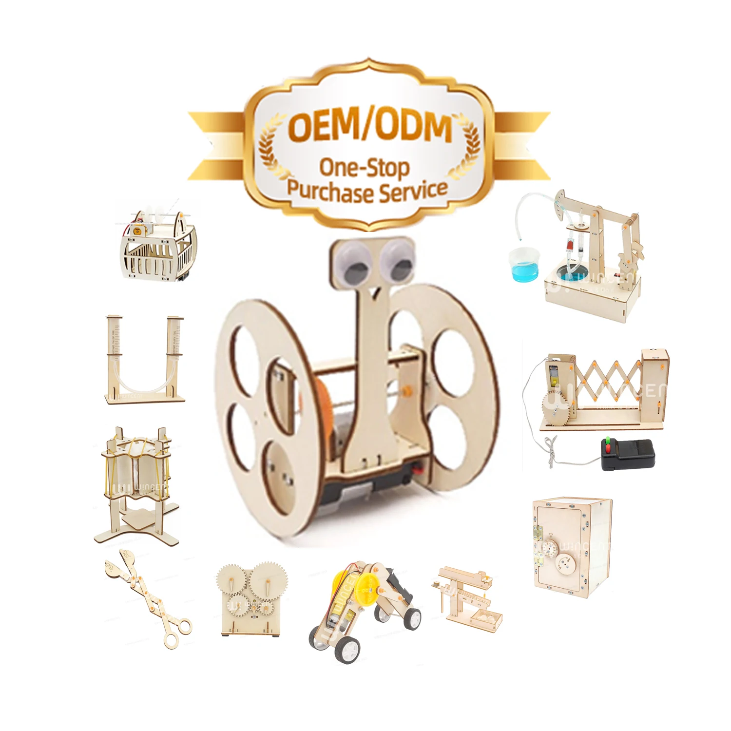 CARB  Plywood Wooden Toys Montessori Early Education Wholesale Science & Engineering Toys Wooden Push Toy