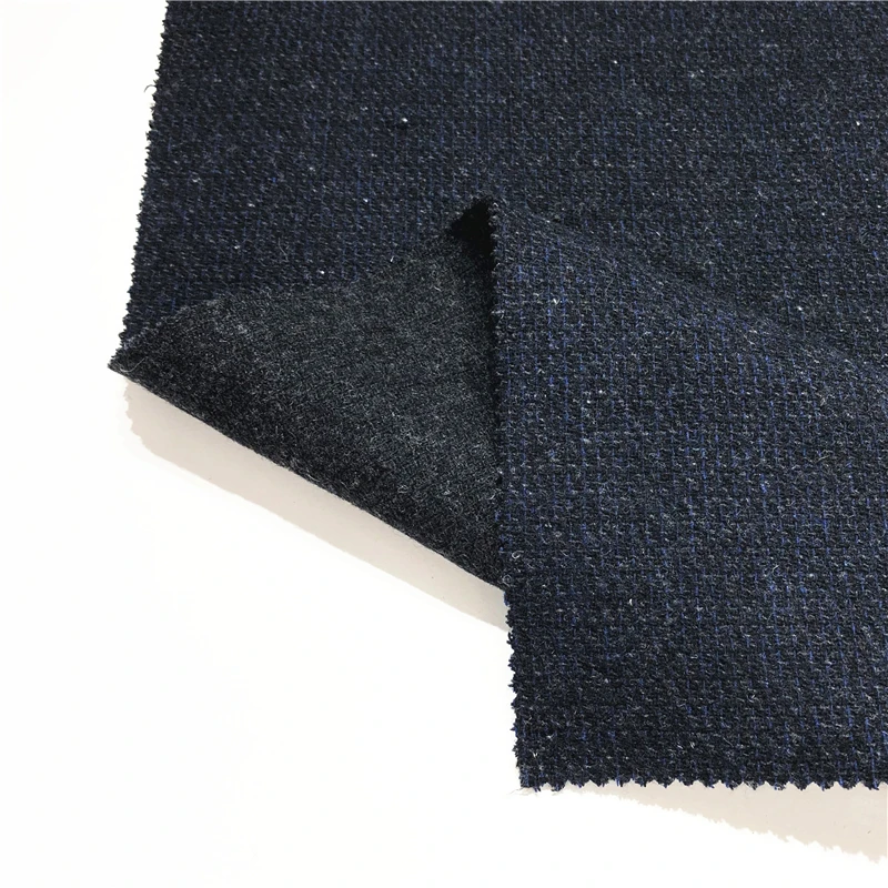 Модная двухсторонняя кашемировая шерстяная ткань из органического мериноса для пальто