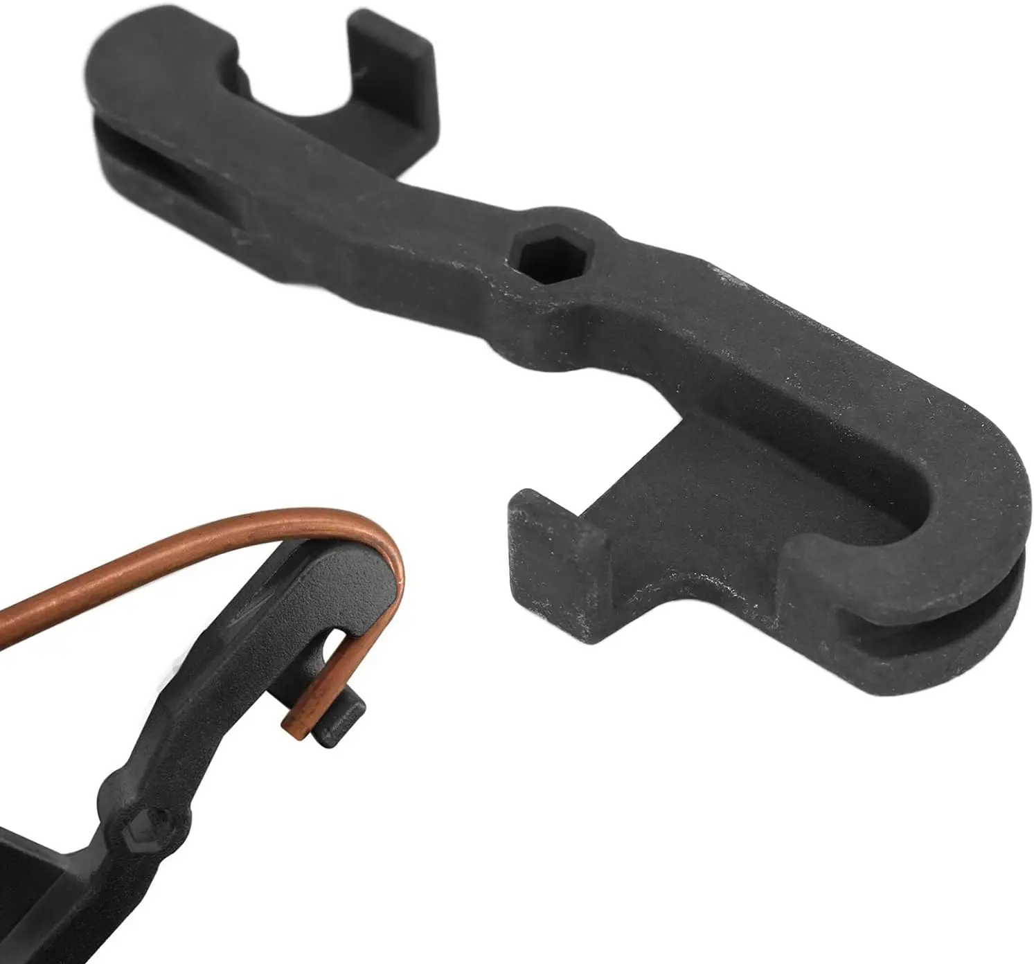 Brake Pipe Bending Tool Sturdy Steel Car Brake Line Tube Bender with 2 Bending Options