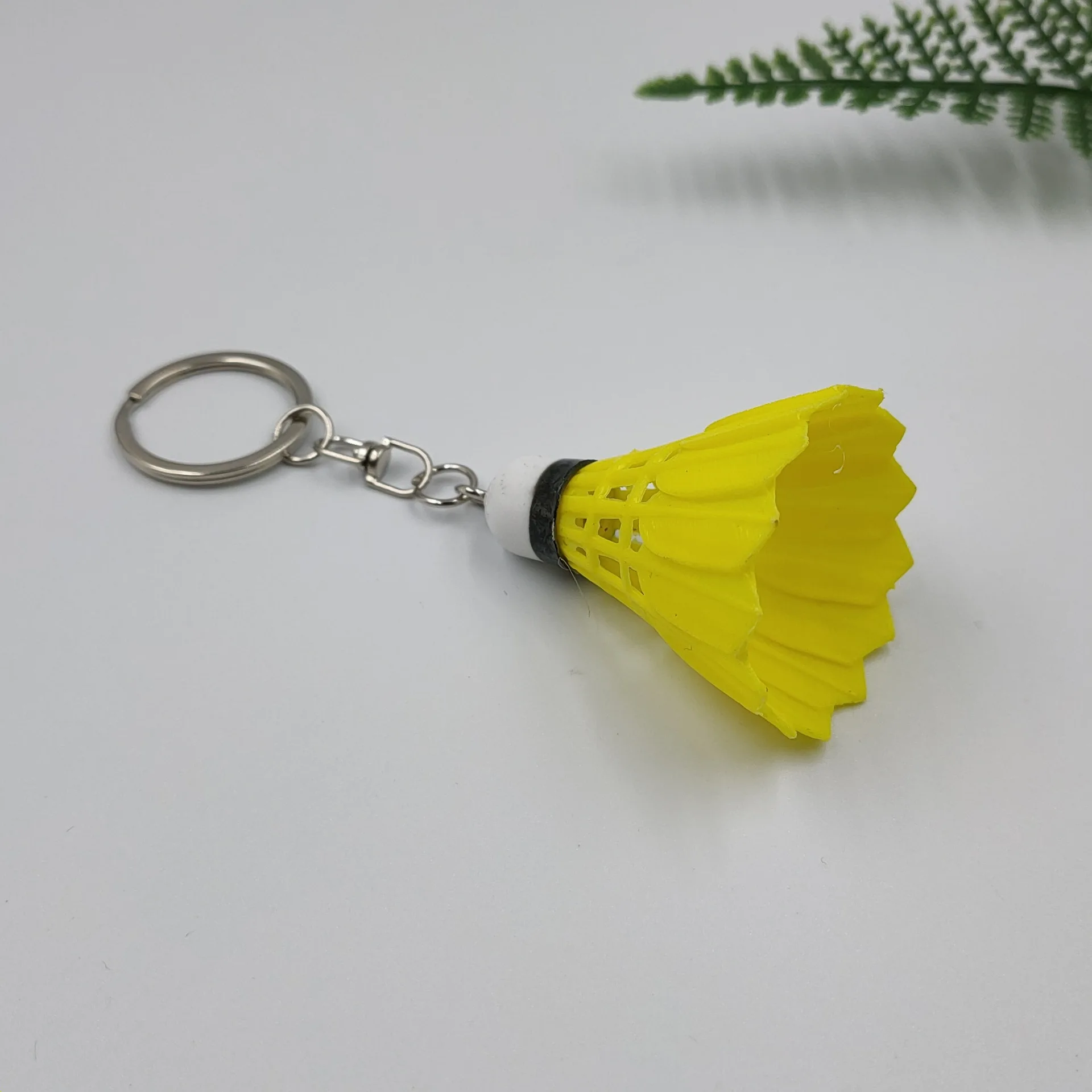 Mini Badminton Ball Pendant Keyrings Keychain Birthday Christmas Gift Keychain