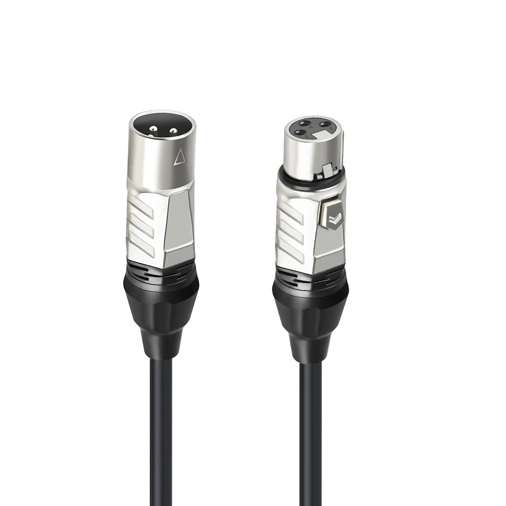 Lijie XLR Cable Male to Female M/F 3pin jack Audio Cable For Microphone Mixer MIC Shielded professional audio cable audio cord
