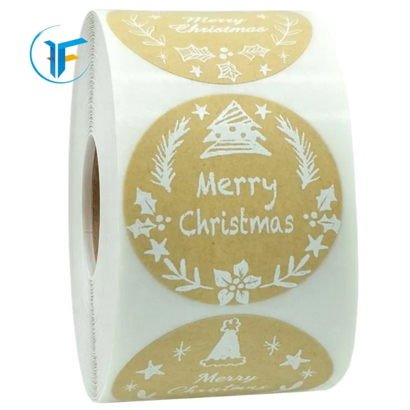 Self-adhesive advertising stickers custom transparent labels custom logo printing trademarks Sticker