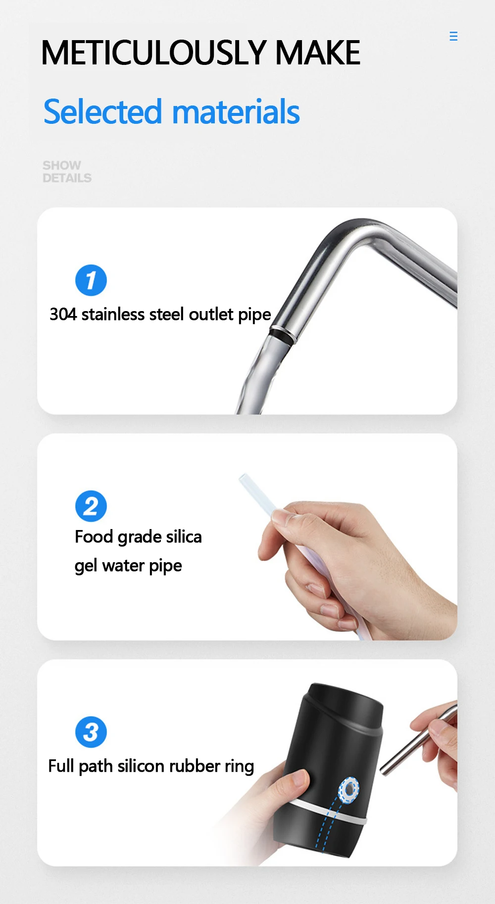 Free Sample Hot Selling Water Bottle Dispenser Pump Automatic Wireless Electric Drinking Water Pump For 5 Gallon Water Jugs