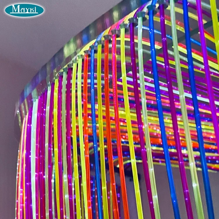 Safely sensory room side glow sparkle fiber optic uv special optical fiber cable kit