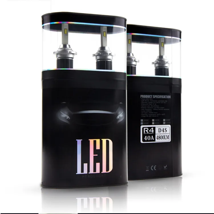 KARUN CE RoHS certificated Rocket R4 4800lm 40W H11 led headlight with ETI Automotive Custom Chips