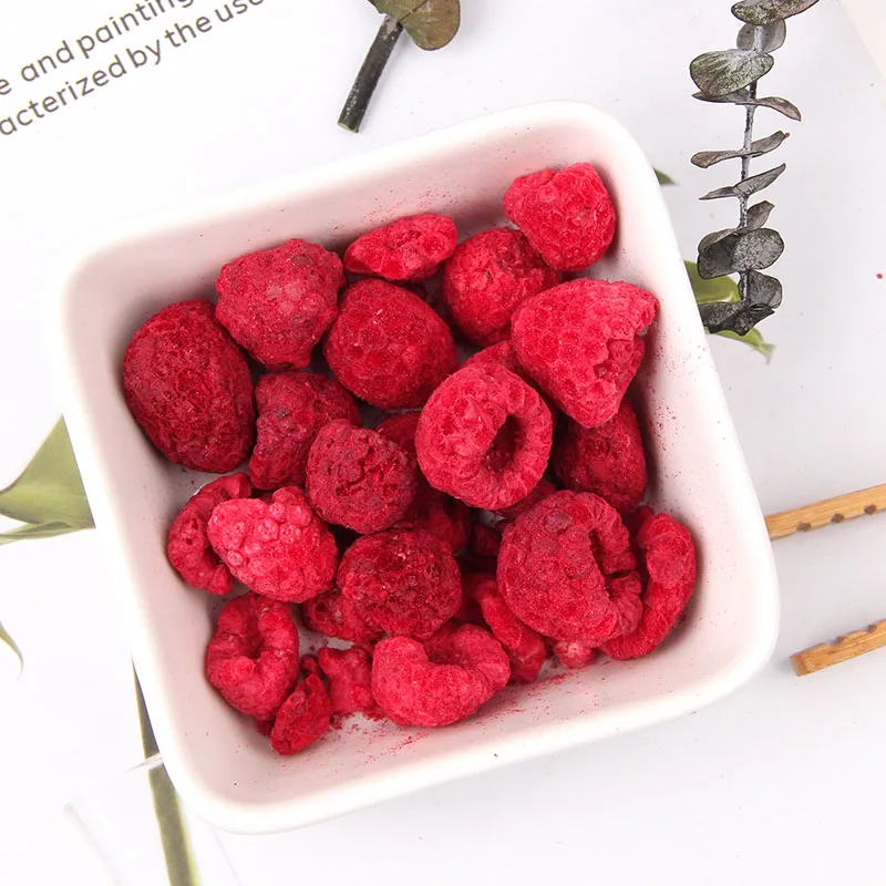Organic Dry Fruits Organic High Standard Red Raspberries Whole Freeze Dried Fruit Exotic Frozen Fruit Berries Raspberry Snacks