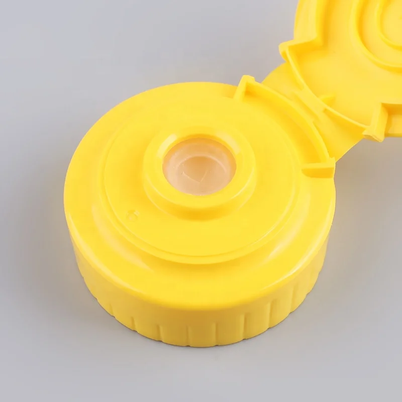 38/400 food grade custom plastic honey cap ketchup bottle plastic containers screw top flip cap