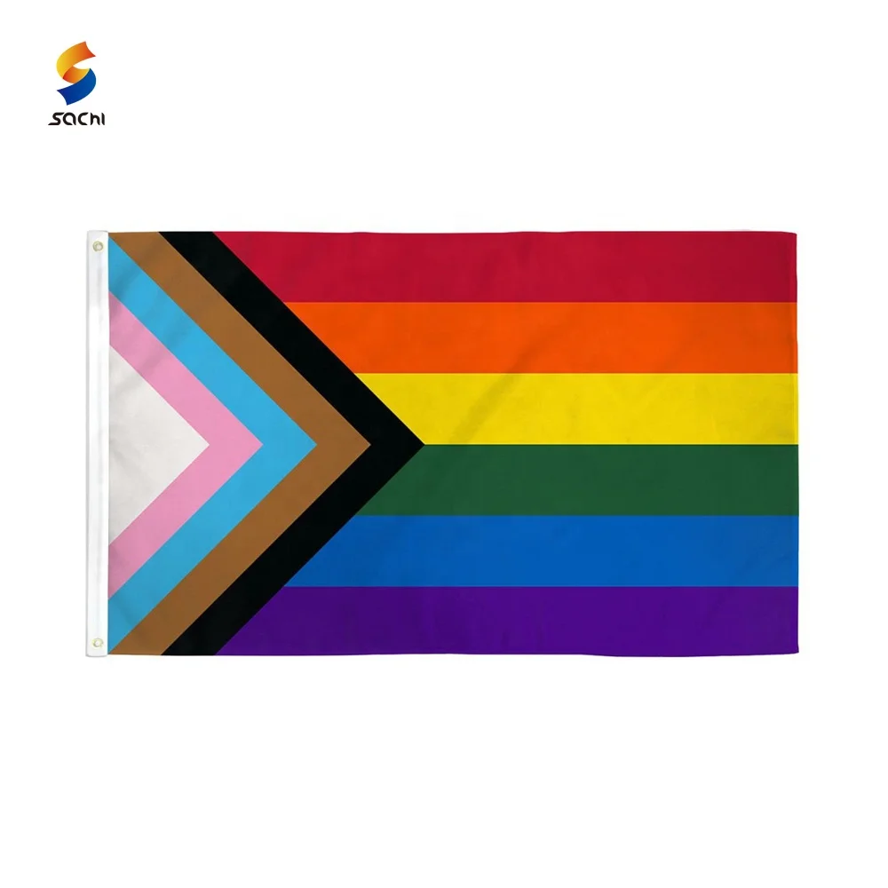 90x150cm polyester rainbow gay flag of wholesale gay pride