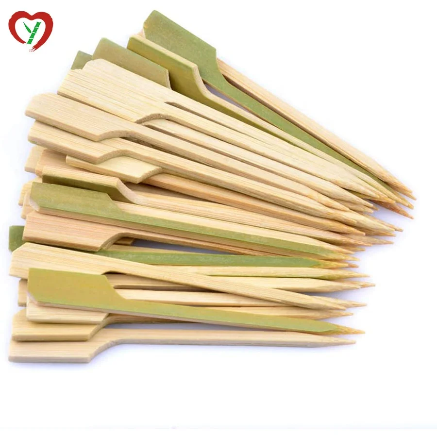 Bamboo Teppo Skewer Cocktail Paddle Sticks With Custom Logo