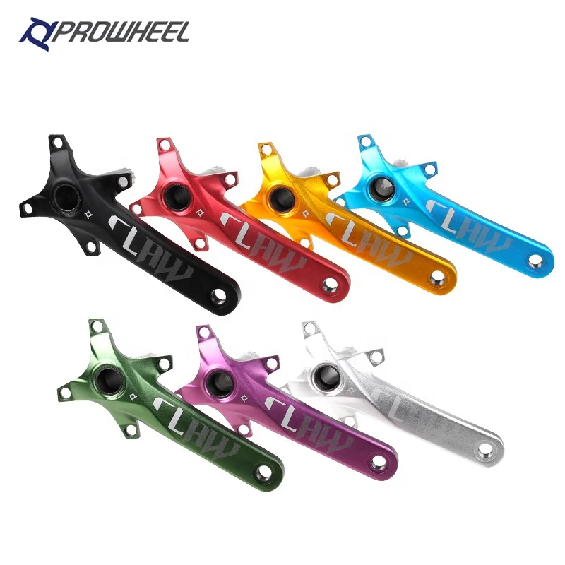 Bicycle Crankset 104BCD Square Hole 170/175mm Mountain Bike crank 32/34/36/38T round narrow wide sprockets