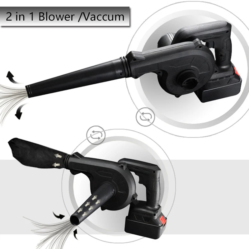 Portable Electric Leaf Air Blower Lithium battery powered Computer Dust Collector Cleaner