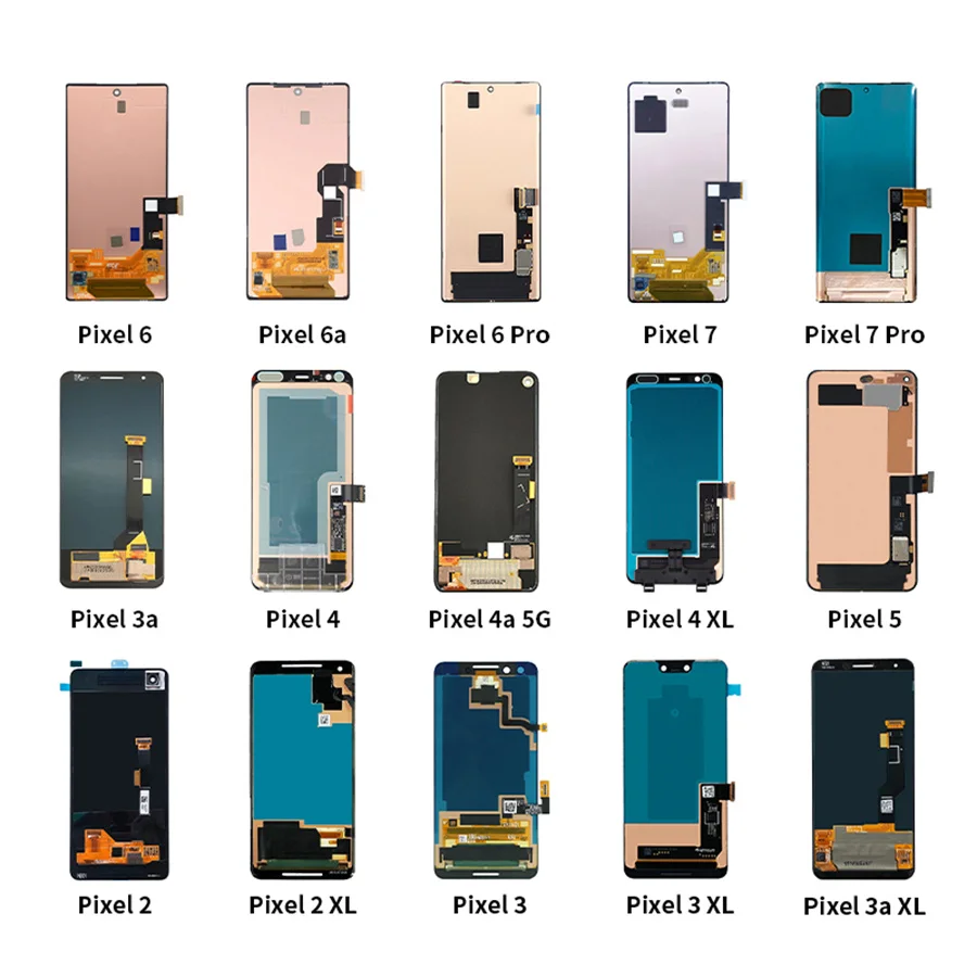 Factory Oem Mobile Phone LCD Touch Screen For Google Pixel 1 2 3 3a 4 4a 5 5a 6 6a 7 7a Pro XL 5G Display Replacement