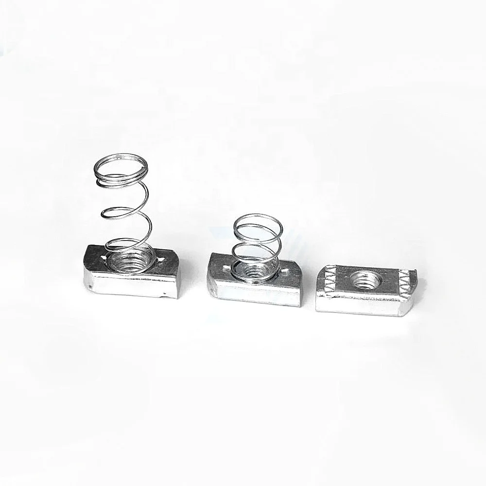 High Quality Blue Plastic Wing Channel Nut For Solar Panel Mounting System
