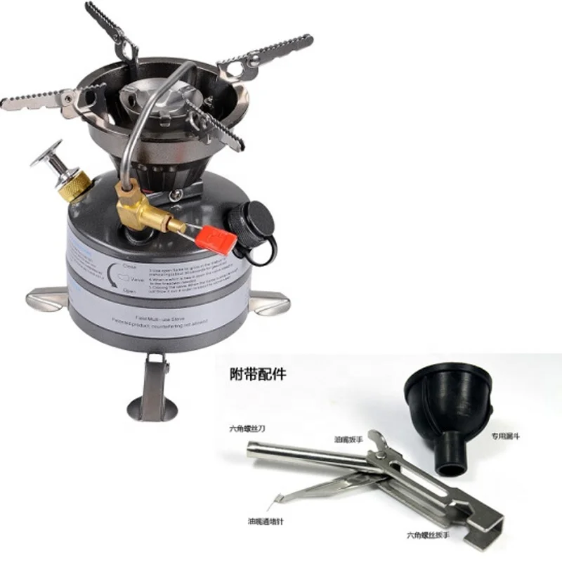 Китай мини-топливная походная бензиновая плита наружная портативная цельноконфорочная оборудование для