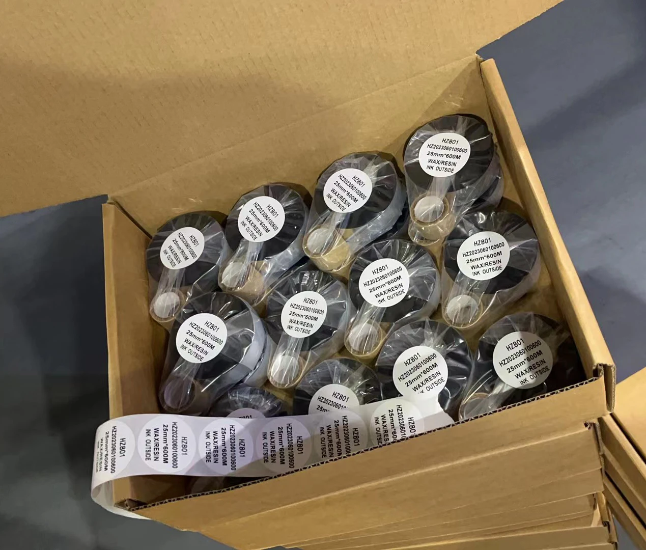 Ribbon Tto Customizable 55mm 600m tto printer ribbon smartdate xtra ribbon