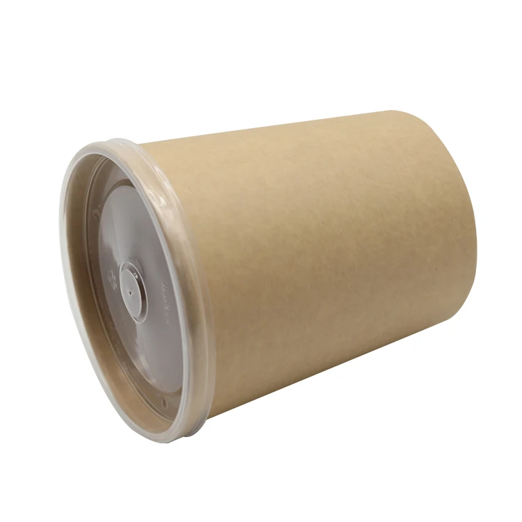 
PE Coated Cheap High Quality Custom Printed 8oz 12oz 16oz 26oz 32oz Disposable Kraft Paper Frozen Yogurt Cup With Lid Leak Proof 