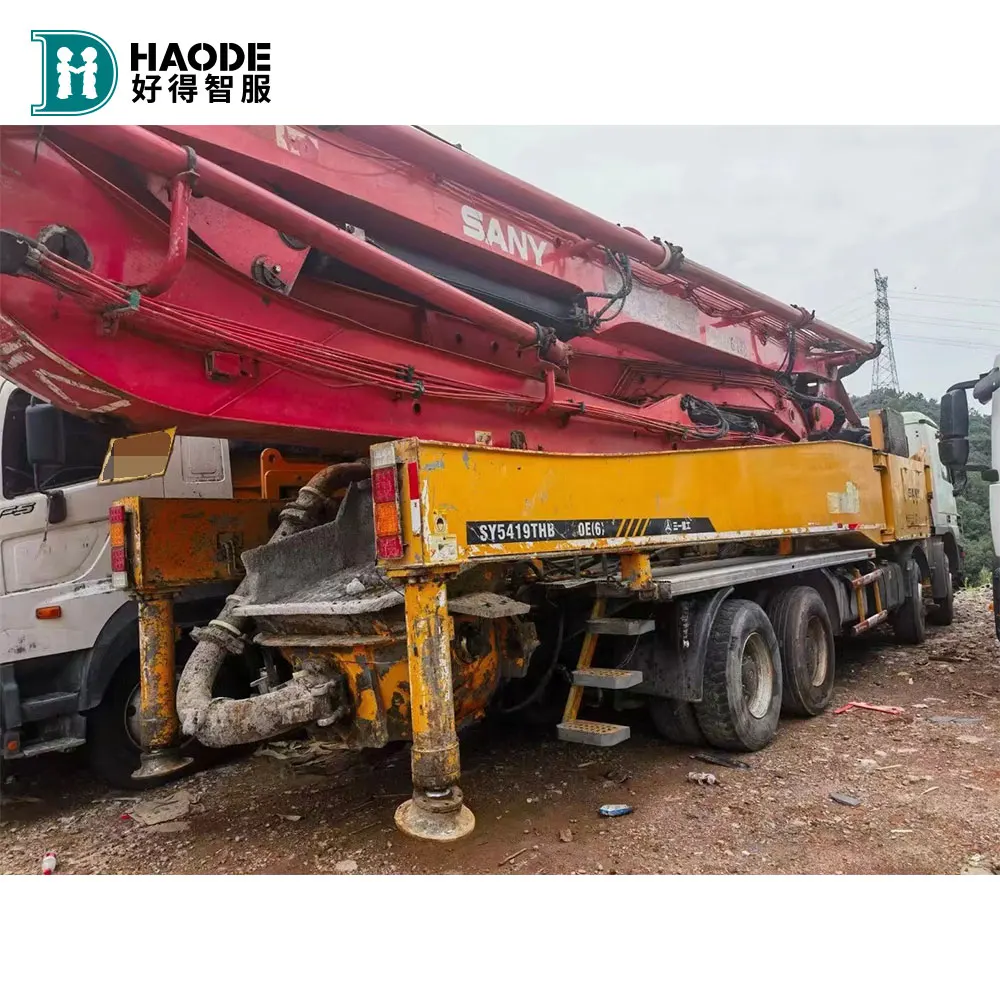 Truck Pump Used SANY Zoomlion Concrete Pump HOT Sale 56 Meter Provided Mini Concrete Pump Diesel 2012