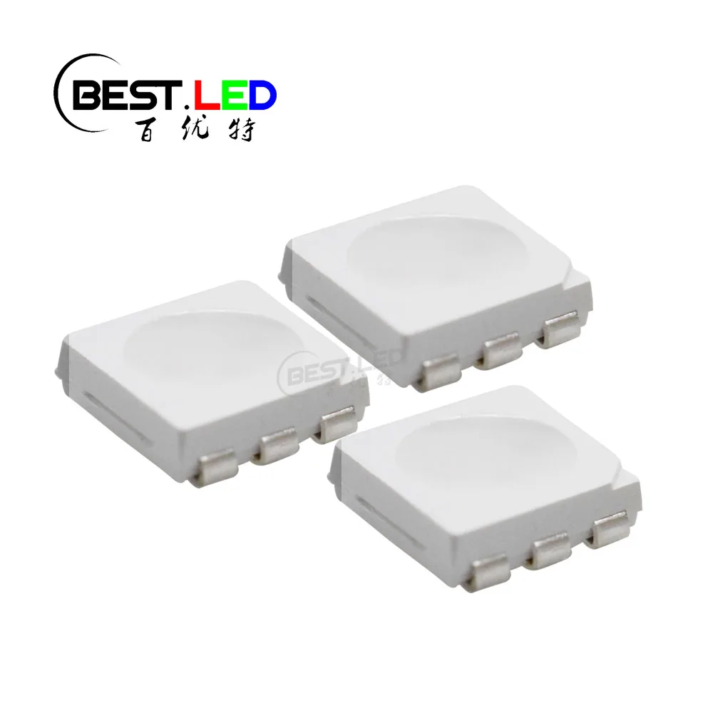 Млечный объектив 5050 светодиод белый рассеянный SMD светодиодный ИК-диод 730 нм красный