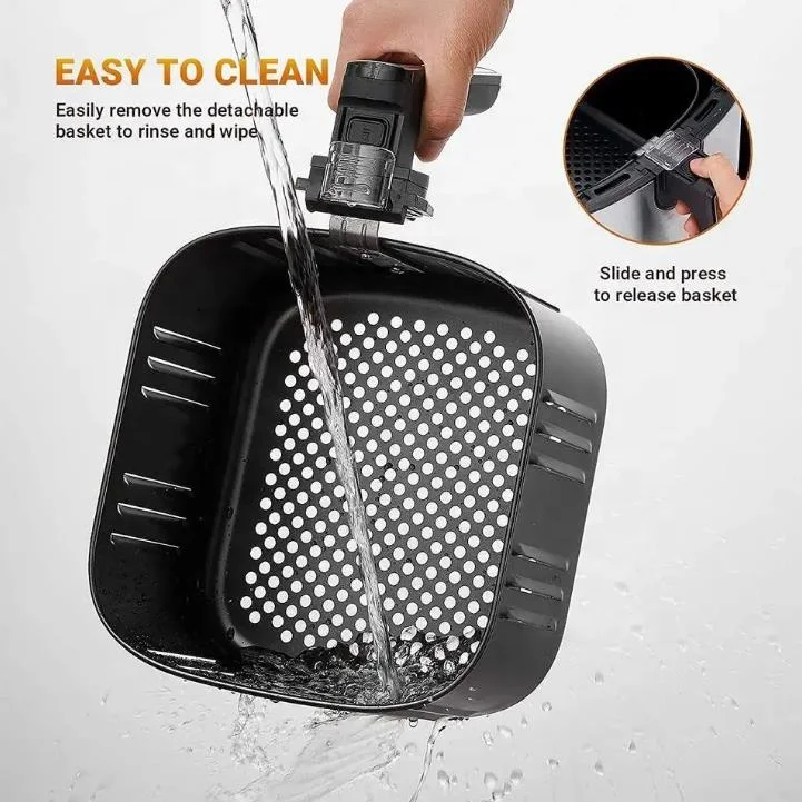 Оптовая продажа, 1700 Вт, 8 л, ЖК-дисплей, смарт-Фритюрница, сенсорный экран, без масла, фритюрница, печь для жарки