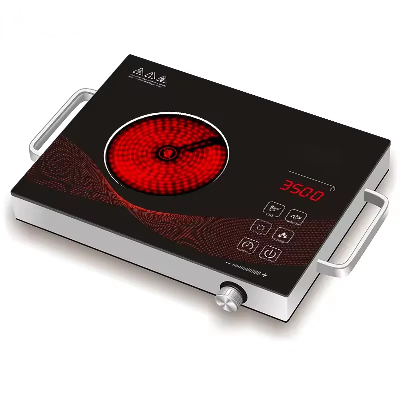 New Design  Portable Electric cooktops 3500W Touch Control  infrared cooker Microcrystalline panel induction Heating Plate Stove
