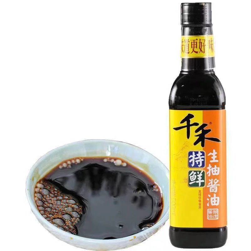 Chinese hot sale high quality Seasoning Naturally Raw Soy Sauce Sauces 500ml