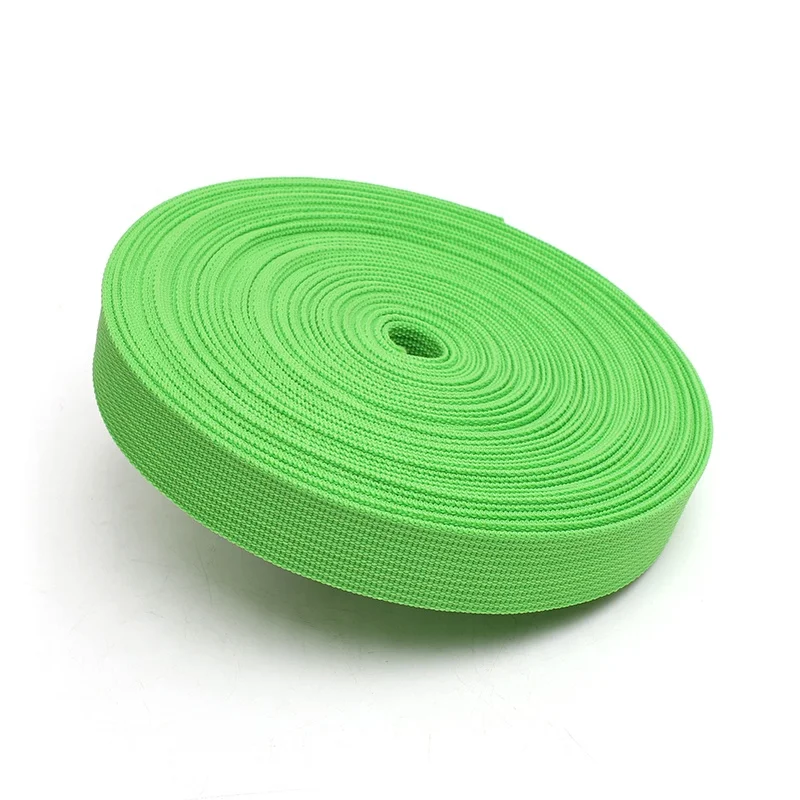 custom colorful Color Organic Cotton Canvas Webbing I inch 2inch 32mm38mm 50mm Polyester Cotton Webbing for Bag Strap