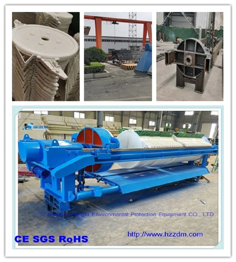 Round high pressure filter press