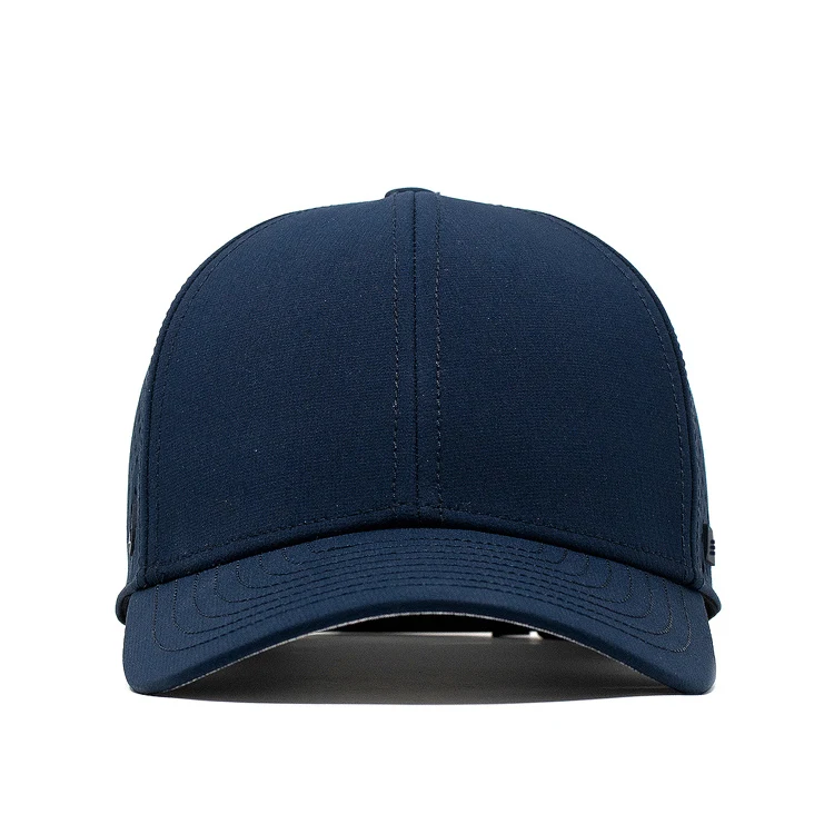 Custom Rubber Patch Logo Sport Baseball Cap Water Resistant Laser Cut Hole Perforated Hat