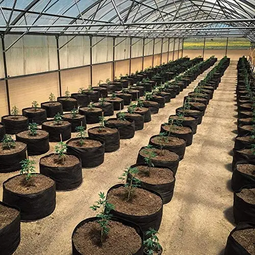 Садовая конвекционная сумка для выращивания растений, нетканый устойчивый черный пластиковый фетровый мешок для посадки