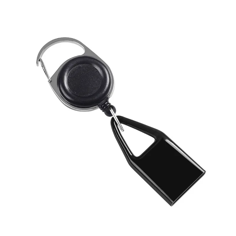 Customize Logo Lighter Leash Premium Clipper Leash Retractable Lighter Holder Grunge Series