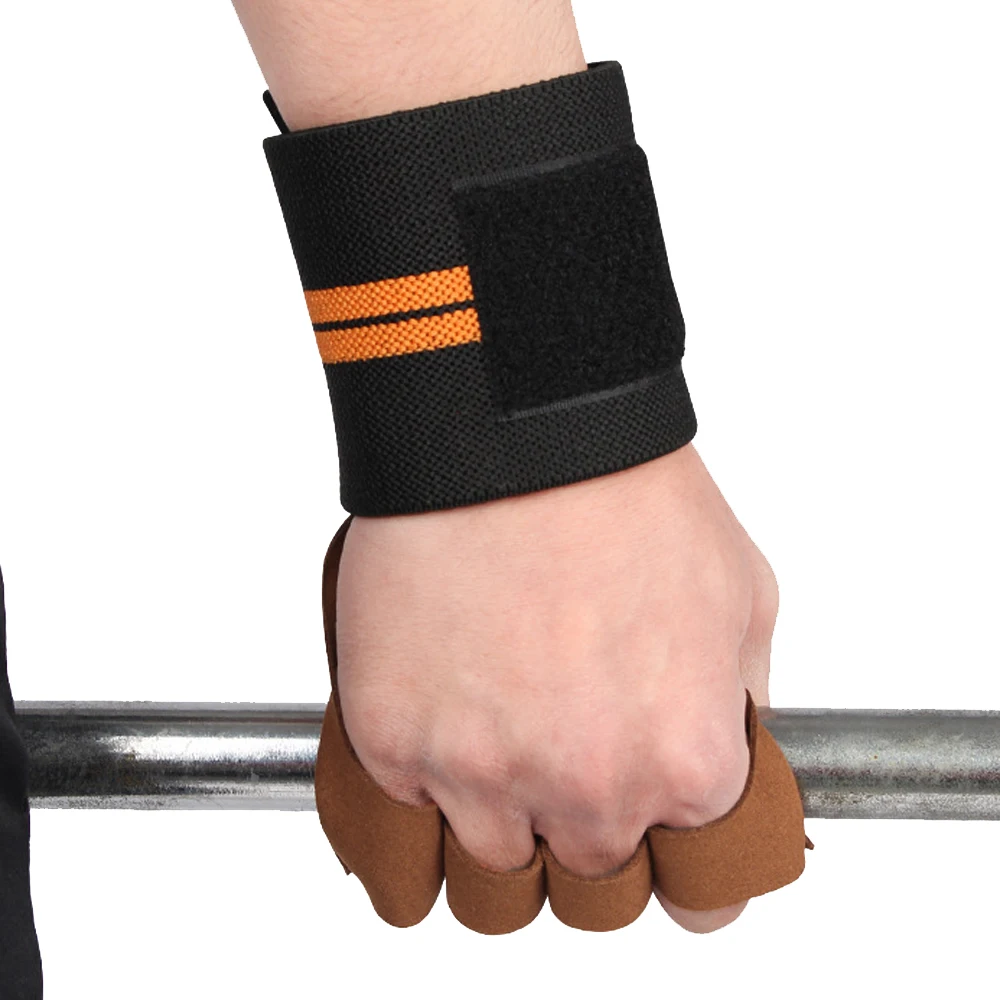 GYM Microfiber Hand Grips Weight Lifting Gloves for Barbell Pull Up Workout Bodybuilding