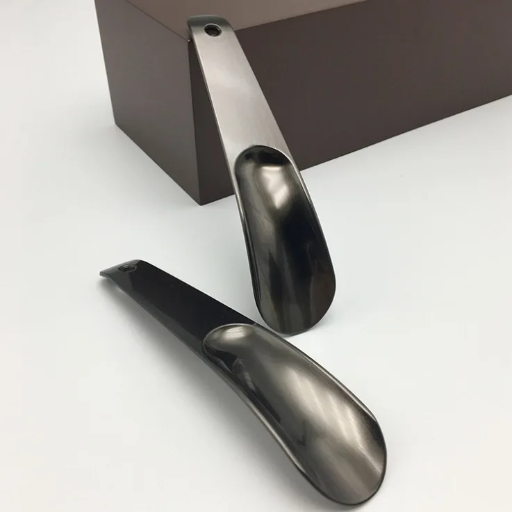 Customized Design Shoe-wearing Sock Slider Handled Shoehorn Metal Zinc Alloy Shoe Horn