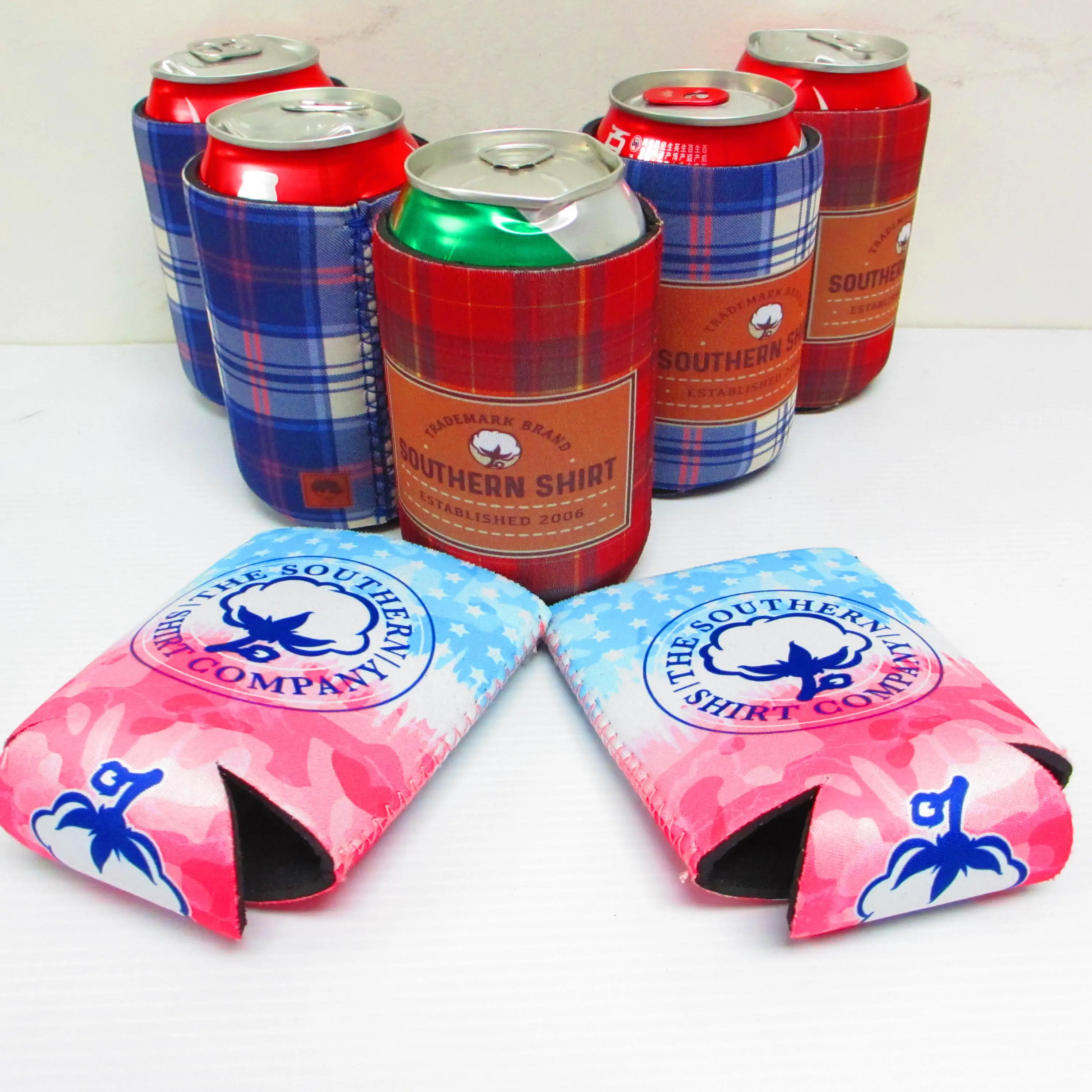 Full color printing can cooler