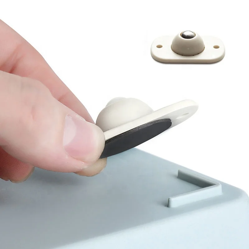 
Paste Type Universal 360 Degree Rotation Stainless Steel Stick On Self Adhesive Swivel Casters Pulleys Rollers Wheels 