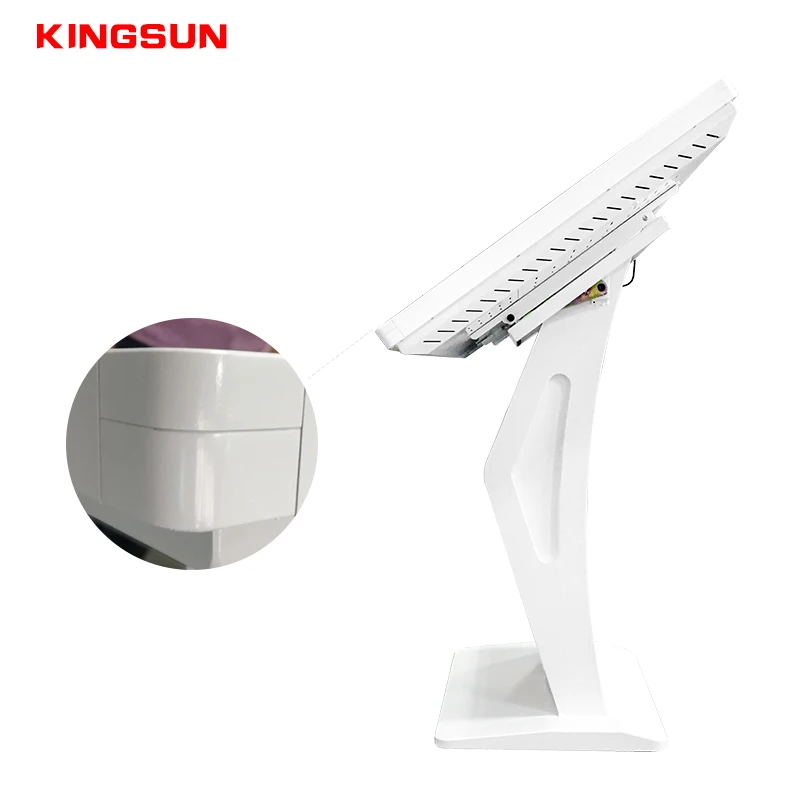 Kingsun 55 дюймов Kiosque тактильные Крытый ИК Touch напольная подставка фото