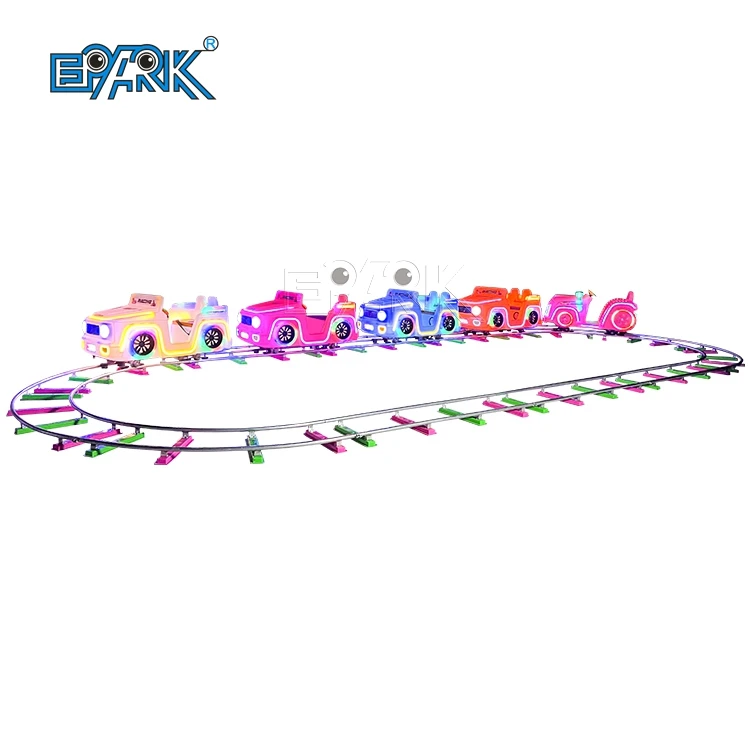 Fun Trackless Electric Train for Kids Indoor/Outdoor Fiberglass and Metal Amusement Rides for Shopping Malls Parks & Schools