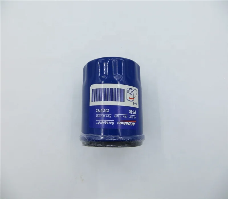 Автозапчасти масляный фильтр двигателя для GM/AC/Chevrolet OEM 25010792 PF48 89017524