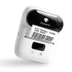 Phomemo M110 Mini Thermal BT Label Printer Wireless Portable Self Adhesive Label Maker Inkless Printer Pocket Mobile Printer