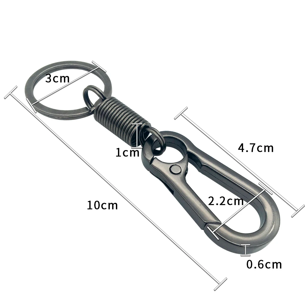 
Factory wholesale simple key chain hook spring buckle keyholder 