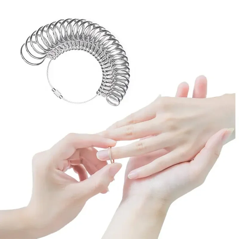 UKUS Aluminum Jewelry Shaft Rod Ring Hand Inch size Screening tool 0-13 US yard British degree measuring ring