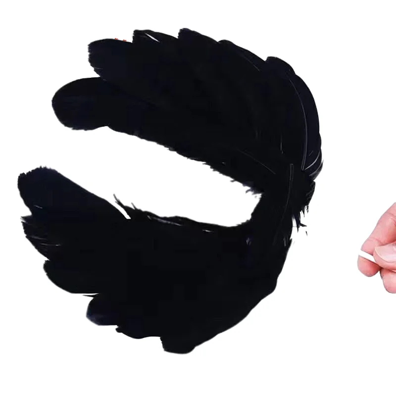 Hot Selling Big Feather Wings Wedding Birthday Party Latest Cake Accessories Cake Topper Princess Cake Decoration Toys