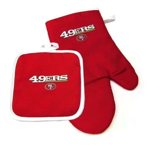 Wholesale Custom Kitchen Cooking Cotton Oven Mitts Sets BBQ Pot Holder
