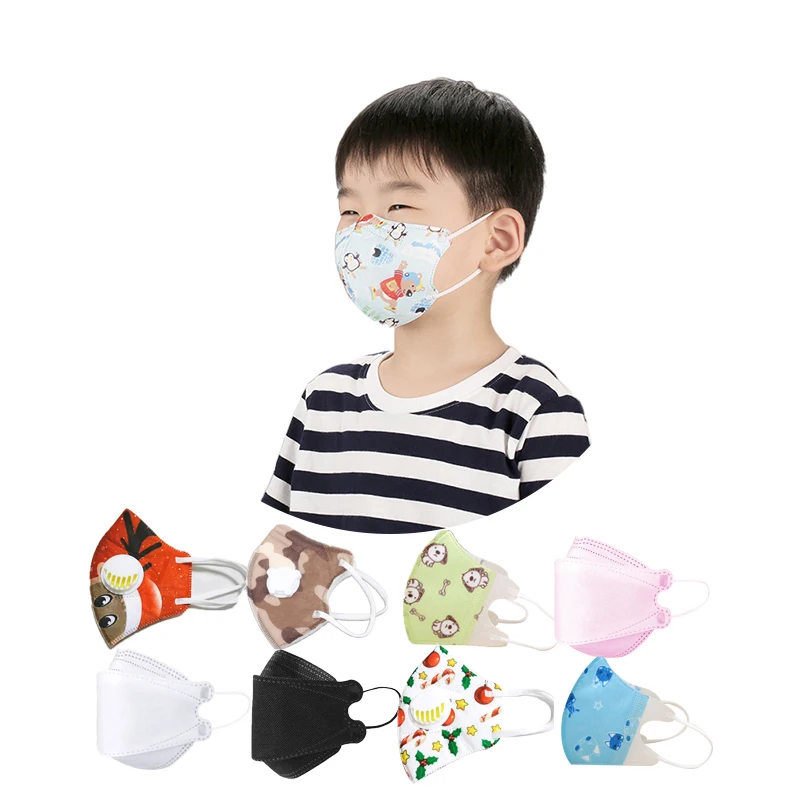 
kn 95 children child Custom anti dust reusable cartoon 3D printed kn95 kids face mask without valve 