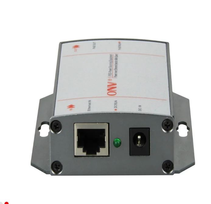  Инжектор PoE с одним портом постоянного тока 18 Вт 10/100 м и 2 портами RJ45