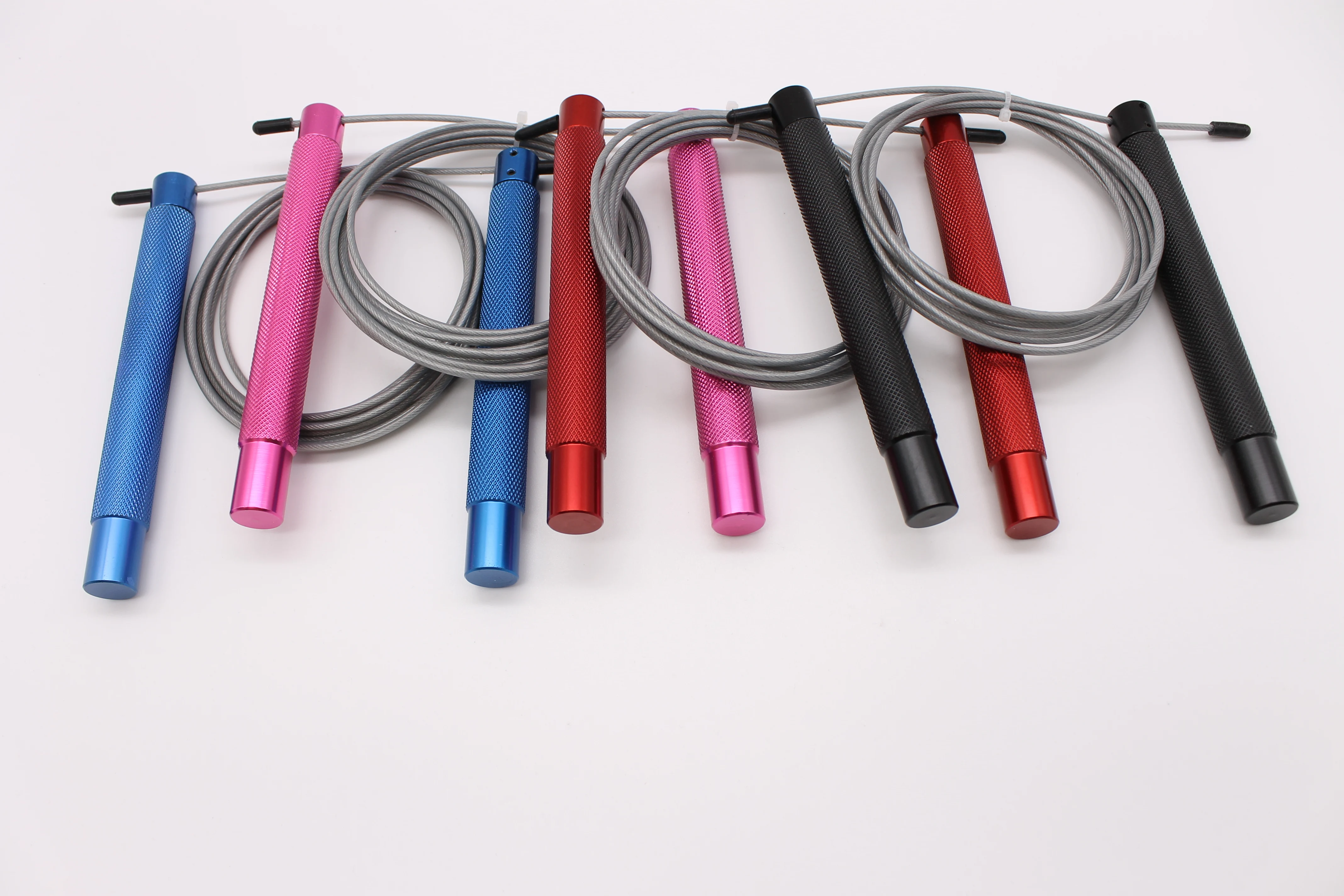 Aluminum mini bearing adjustable speed skipping jumping rope for fitness